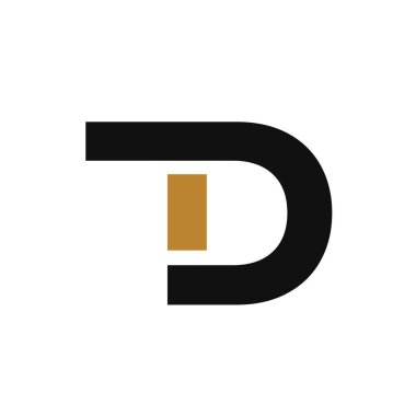D harfi logo tasarımı. Yaratıcı Başlangıç Harfi D Logo Tasarımı