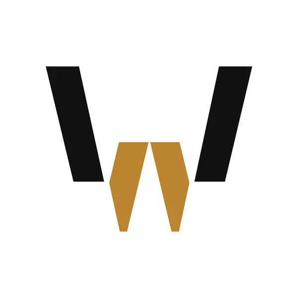 Modern Logo Design Abstract Initial Letter Logo Template — Stock Vector
