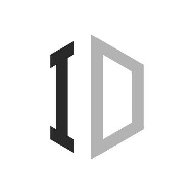 Modern Eşsiz Altıgen Harf Kimlik Tasarım Şablonu. Zarif başlangıç Kimliği Harf Logosu Kavramı