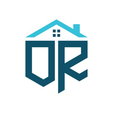 Veya Ev Logosu Tasarım Şablonu. Gayrimenkul, inşaat ya da herhangi bir Ev İlişkili İş Mektup veya Logosu