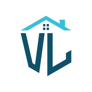 VL Logo Tasarım Şablonu. Gayri menkul, inşaat ya da ilgili herhangi bir iş yeri için VL Logosu
