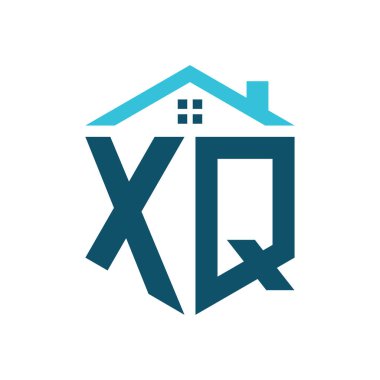 XQ Logo Tasarım Şablonu. Gayrimenkul, inşaat ya da ilgili herhangi bir iş yeri için XQ logosu
