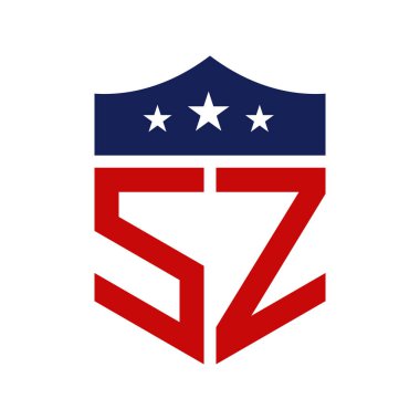 Vatansever SZ Logo Tasarımı. SZ Vatansever Amerikan Siyasi Kampanya Logosu Tasarımı ve herhangi bir ABD Etkinliği.
