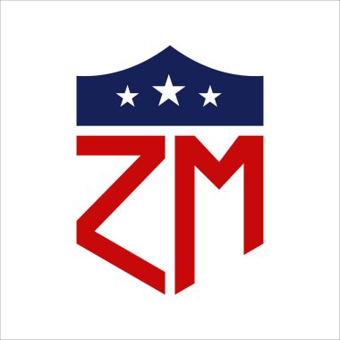 Vatansever ZM Logo Tasarımı. ZM Vatansever Amerikan Siyasi Kampanya Logosu Tasarımı ve herhangi bir ABD Etkinliği.