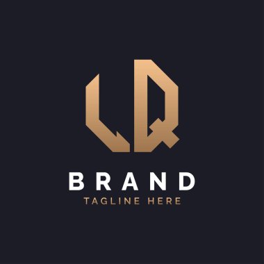 LQ Logo Design. Modern, Minimal, Elegant and Luxury LQ Logo. Alphabet Letter LQ Logo Design for Brand Corporate Business Identity. clipart