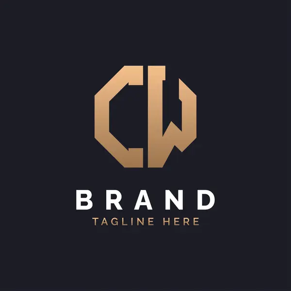 stock vector CW Logo Design. Modern, Minimal, Elegant and Luxury CW Logo. Alphabet Letter CW Logo Design for Brand Corporate Business Identity.