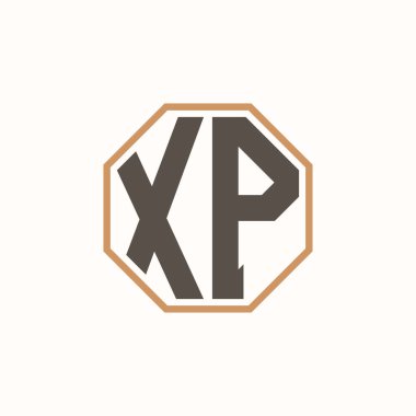 Şirket Markası Kimliği için Modern Harf XP Logosu. Yaratıcı XP Logo Tasarımı.