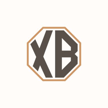 Şirket İşletme Markası Kimliği için Modern Mektup XB logosu. Yaratıcı XB Logo Tasarımı.