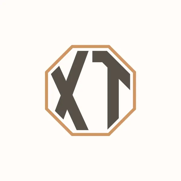 stock vector Modern Letter XT Logo for Corporate Business Brand Identity. Creative XT Logo Design.
