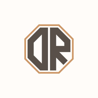 Kurumsal İş Markası Kimliği için Modern Harf DR Logosu. Yaratıcı DR Logo Tasarımı.