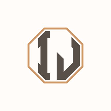 Şirket Markası Kimliği için Modern Mektup IJ logosu. Yaratıcı IJ logo tasarımı.