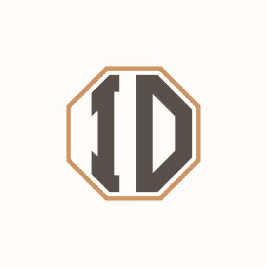 Şirketin İşletme Kimliği için Modern Harf Kimlik Logosu. Yaratıcı Kimlik Logosu Tasarımı.