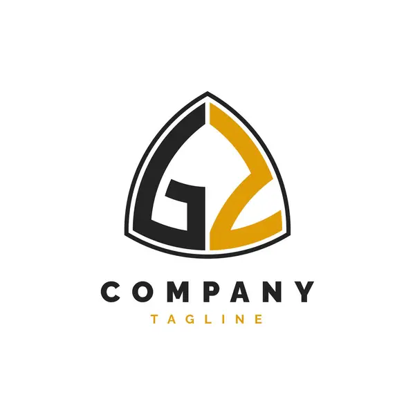 stock vector Initial Letter GZ Logo Design. Alphabet GZ Logo Template