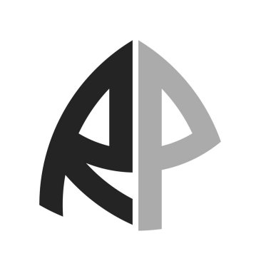Modern Creative RP Logo Tasarımı. Herhangi bir işletme ve şirket için RP Simgesi