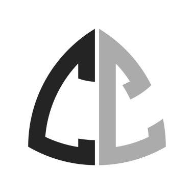 Modern Creative CC Logo Tasarımı. Herhangi bir işletme ve şirket için CC Simgesi