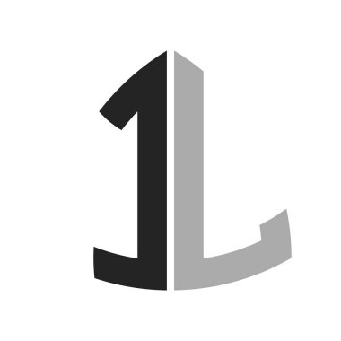 Modern Creative IL Logo Tasarımı. Herhangi bir işletme ve şirket için IL Simgesi