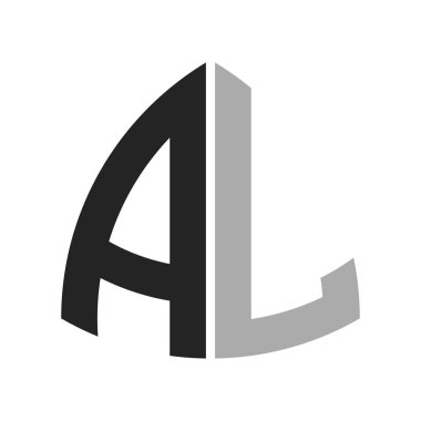 Modern Creative AL Logo Tasarımı. Herhangi bir işletme ve şirket için AL Harfi Simgesi