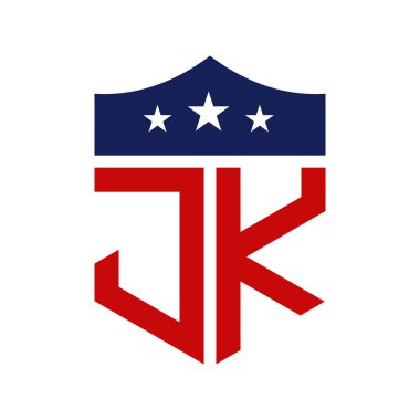 Vatansever JK Logo Tasarımı. JK Vatansever Amerikan Siyasi Kampanya Logosu Tasarımı ve herhangi bir ABD Etkinliği.