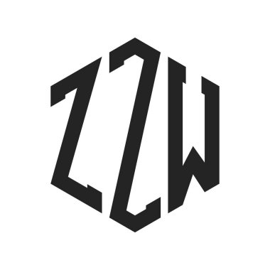 ZZW Logo Tasarımı. Altıgen şekil kullanan ilk Harf ZZZW Monogram Logosu