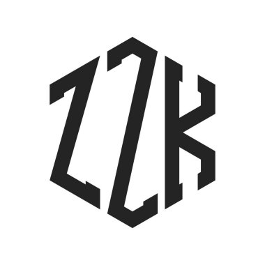 ZZK Logo Tasarımı. Altıgen şekil kullanan ilk Harf ZZZK Monogram Logosu