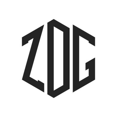 ZDG Logo Tasarımı. Altıgen şekil kullanan ilk Harf ZDG Monogram Logosu