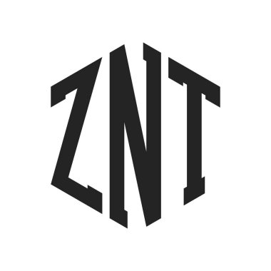 ZNT Logo Tasarımı. Altıgen şekil kullanan ilk Harf ZNT Monogram Logosu
