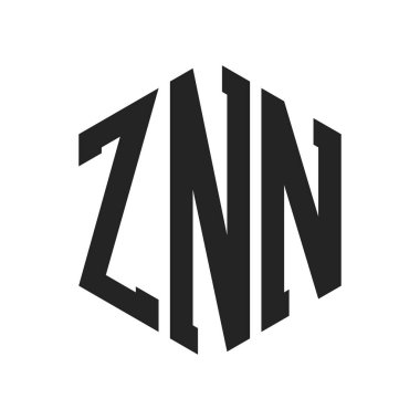 ZNN Logo Tasarımı. Altıgen şekil kullanan ilk Harf ZNN Monogram Logosu
