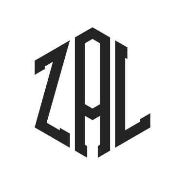 ZAL Logo Tasarımı. Altıgen şekilli ZAL harfli monogram logosu