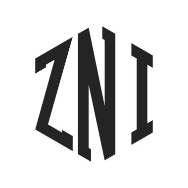 ZNI Logo Tasarımı. Altıgen şekil kullanan ilk Harf ZNI Monogram Logosu