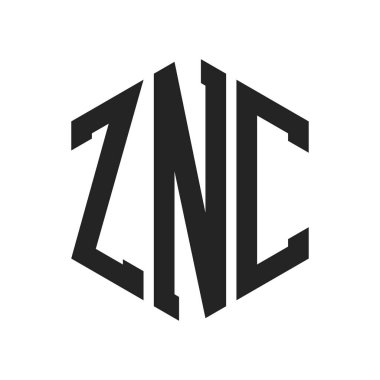 ZNC Logo Tasarımı. Altıgen şekil kullanan ilk Harf ZNC Monogram Logosu