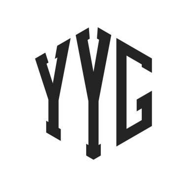 YYG Logo Tasarımı. Altıgen şekilli ilk Harf YYG Monogram Logosu