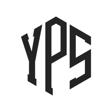 YPS Logo Design. Initial Letter YPS Monogram Logo using Hexagon shape clipart