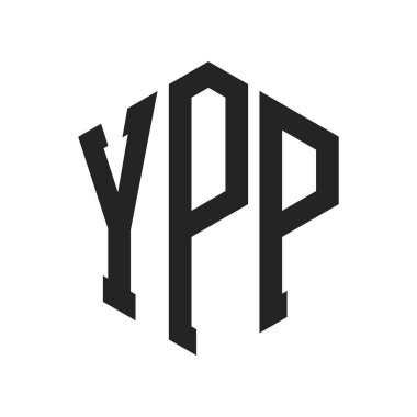 YPP Logo Tasarımı. Altıgen şekil kullanan ilk Harf YPP Monogram Logosu