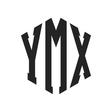 YMX Logo Design. Initial Letter YMX Monogram Logo using Hexagon shape clipart