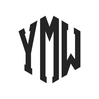 YMW Logo Tasarımı. Altıgen şekil kullanan ilk Harf YMW Monogram Logosu
