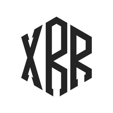 XRR Logo Tasarımı. Altıgen şekil kullanan ilk Harf XRR Monogram Logosu