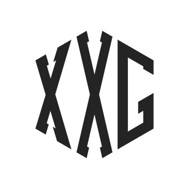 XXG Logo Tasarımı. Altıgen şekil kullanan ilk Harf XXG Monogram Logosu