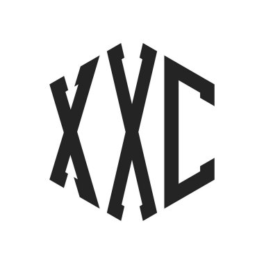 XXC Logo Tasarımı. Altıgen şekil kullanan ilk Harf XXC Monogram Logosu