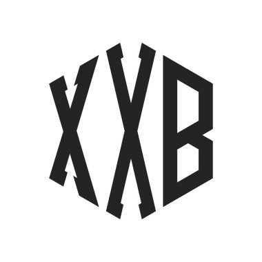 XXB Logo Tasarımı. Altıgen şekil kullanan ilk Harf XXB Monogram Logosu