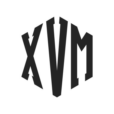 XVM Logo Tasarımı. Altıgen şekil kullanan ilk Harf XVM Monogram Logosu