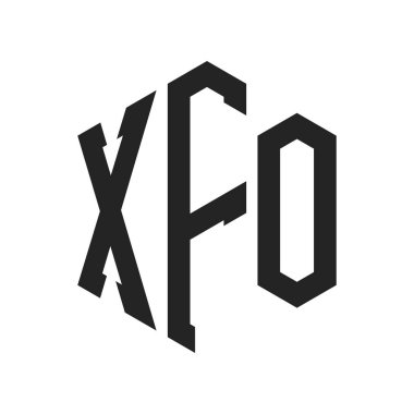 XFO Logo Tasarımı. Altıgen şekil kullanan ilk Harf XFO Monogram Logosu