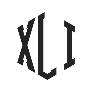 XLI Logo Tasarımı. Altıgen şekil kullanan ilk Harf XLI Monogram Logosu