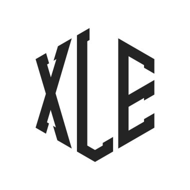 XLE Logo Tasarımı. Altıgen şekil kullanan ilk Harf XLE Monogram Logosu