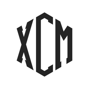 XCM Logo Tasarımı. Altıgen şekil kullanan ilk Harf XCM Monogram Logosu