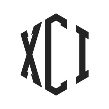 XCI Logo Tasarımı. Altıgen şekil kullanan ilk Harf XCI Monogram Logosu