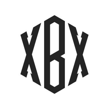 XBX Logo Tasarımı. Altıgen şekil kullanan ilk Harf XBX Monogram Logosu