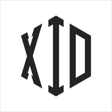 XID Logo Tasarımı. Altıgen şekil kullanan ilk Harf XID Monogram Logosu