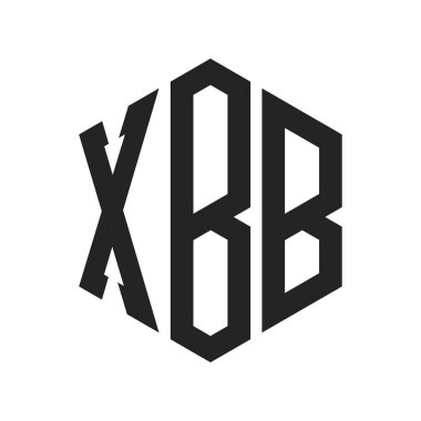 XBB Logo Tasarımı. Altıgen şekil kullanan ilk Harf XBB Monogram Logosu
