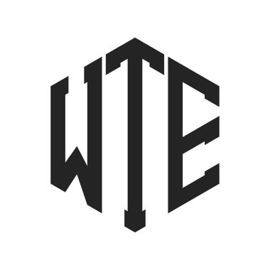 WTE Logo Tasarımı. Altıgen şekil kullanan ilk Harf WTE Monogram Logosu