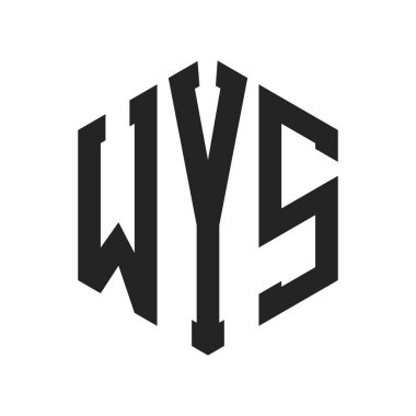 WYS Logo Tasarımı. Altıgen şekilli Harf WYS Monogram Logosu